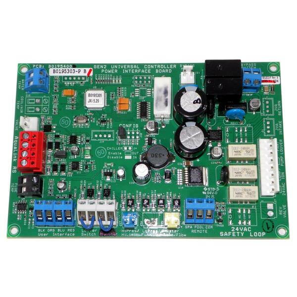 Zodiac Pool Systems Power Interface Board Gen2 for JXI Heater R0719500